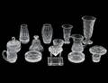 GROUP OF FOURTEEN WATERFORD TABLE OBJECTS