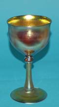 65 TIFFANY STUDIOS FAVRILLE GLASS GOBLET