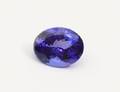 LOOSE OVAL FACETED TANZANITE