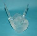 95 LALIQUE MOLDED  FROSTED SYLVIE VASE
