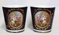 123 VERY FINE PAIR OF CONTINENTAL PORCELAIN PAILS