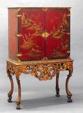 1103 GEORGE II STYLE CABINET ON STAND