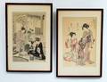 PAIR OF JAPANESE WOODBLOCK PRINTS