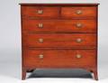 GEORGE III MAHOGANY BUREAU