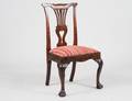 CHIPPENDALE MAHOGANY SIDE CHAIR