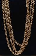 1161 FOURTEEN KARAT YELLOW GOLD FOB CHAIN