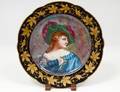 SEVRES PORCELAIN PORTRAIT PLATE