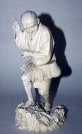 180 WELL CARVED IVORY FIGURE OF A PEASANT
