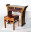 167 MING STYLE ALTAR TABLE AND SIDE TABLE