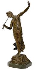 270 Fr Rosse Bronze Sculpture Scantily Clad Lady Dan
