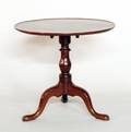 151 QUEEN ANNE STYLE MAHOG TILT TOP TRIPOD TABLE