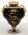 1210 ULYSSE BLOIS FAIENCE VASE