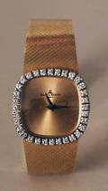 1191 14K YG BAUME  MERCIER LADYS WATCH