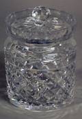 1151 WATERFORD CRYSTAL BISCUIT BARRELCOVER
