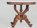 RENAISSANCE REVIVAL WALNUT SIDE TABLE