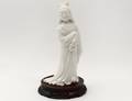 BLANC DE CHINE PORCELAIN FIGURE OF A FEMALE
