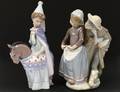 TWO LLADRO PORCELAIN GROUPS