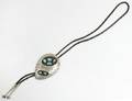 NATIVE AMERICAN STERLING SILVER OLD PAWN BOLO TIE