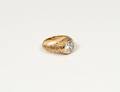 FOURTEEN KARAT YELLOW GOLD RING