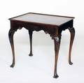 268 GEORGE III MAHOGANY TEA TABLE