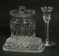 202 GROUP OF THREE WATERFORD CRYSTAL TABLE ARTICLES