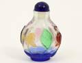 PEKING OVERLAID GLASS SNUFF BOTTLE