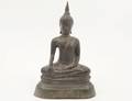 PATINATED BRONZE FIGURE OF BUDDHA