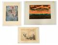 TWO 20TH CENTURY COLOR ETCHINGS