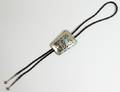 NATIVE AMERICAN STERLING SILVER BOLO TIE