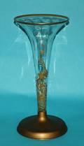 310 GILT ENAMELED GLASS VASE
