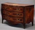 229 GOOD NEOCLASSICAL INLAID FRUITWOOD COMMODE