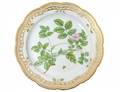 FLORA DANICA RETICULATED ROUND PORCELAIN DISH