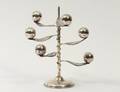STERLING SILVER TREEFORM SALT AND PEPPER HOLDER