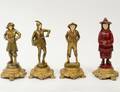 GROUP OF FOUR METAL FIGURES
