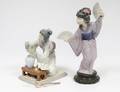 TWO LLADRO PORCELAIN FIGURES