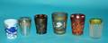342 GROUP OF SIX ASSORTED GLASS TUMBLERS