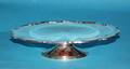 332 GEORGE VI STERLING SILVER LOW PEDESTAL CAKE STAND