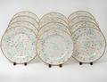 SET OF TWELVE PORCELAIN SERVICE PLATES