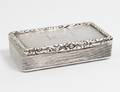 GEORGE IV STERLING SILVER SNUFF BOX
