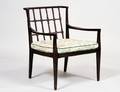 MIDCENTURY LATTICEBACK ARMCHAIR