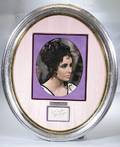 443 Liz Taylor Custom Framed Photograph  Signature