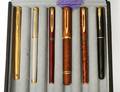 GROUP OF SIX FOUNTAIN PENS