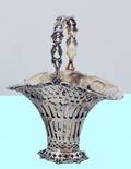 56 FINE STERLING SILVER BRIDAL BASKET