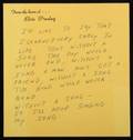 ELVIS PRESLEY HANDWRITTEN NOTE