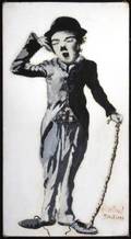 MICHAEL JACKSON DRAWING OF CHARLIE CHAPLIN