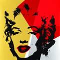 AFTER ANDY WARHOL SUNDAY B GOLDEN MARILYN