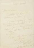 JOHN LENNON LETTER TO A FAN CIRCA 1963