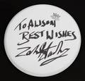 ZAK STARKEY SIGNED DRUM SKIN
