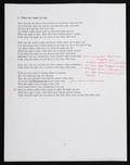 BRUCE SPRINGSTEEN ANNOTATED LYRIC SHEET