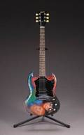 CARLY SIMON HANDPAINTED GIBSON SG GUITAR